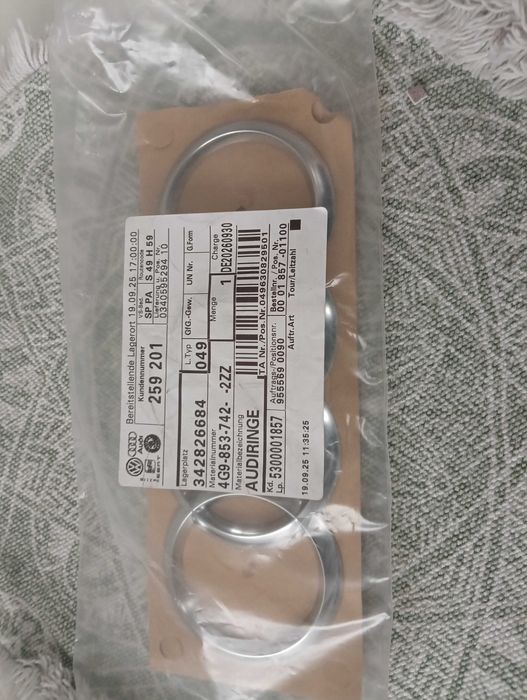 Emblemat Logo Znaczek Klapa Tył AUDI A6 C7 Q5 ORGINAŁ OD ASO