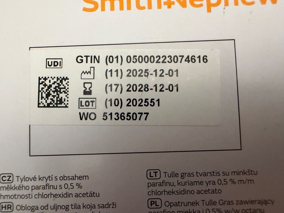 Smith Nephew BACTIGRAS 15 x 20 cm 8 sztuk