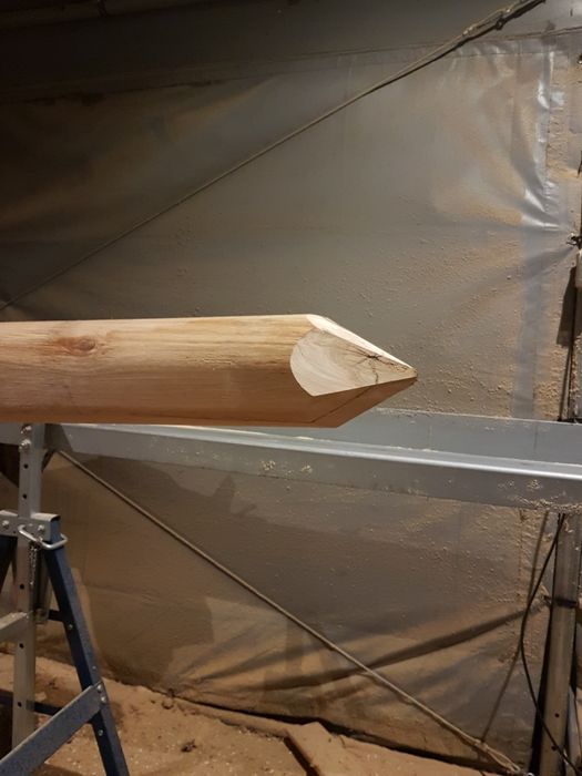 Bale walki toczone palisada kołki sztachety