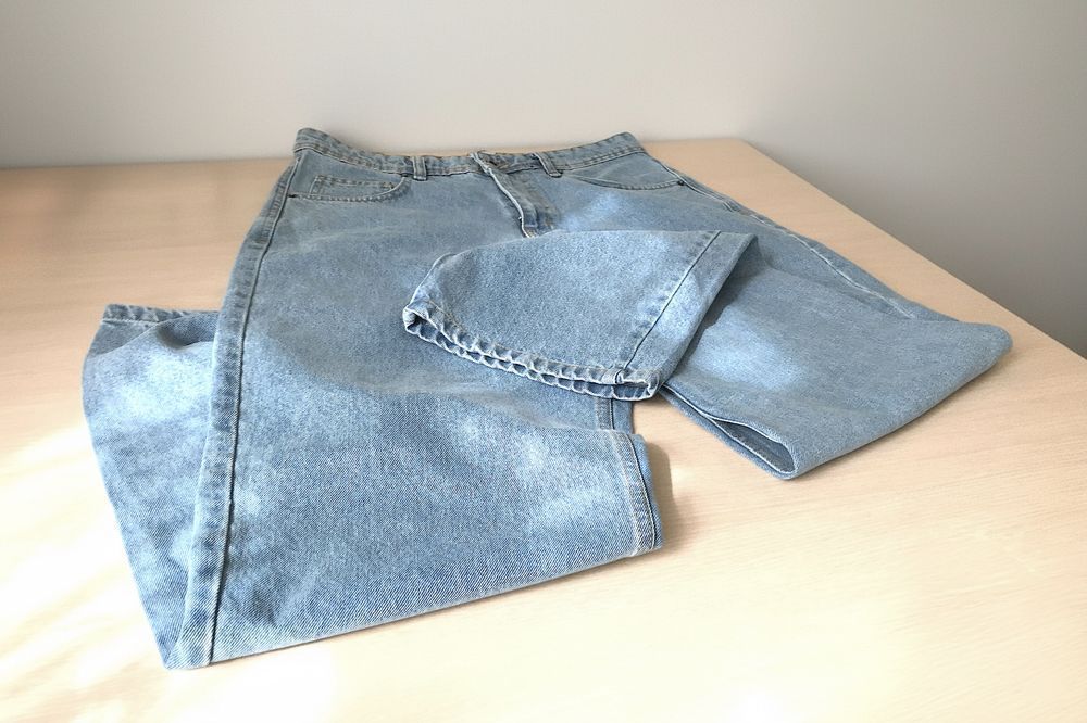 Джинси чоловічі baggy jeans, широкие джинсы мужские реп rap sk8 ск8 XS