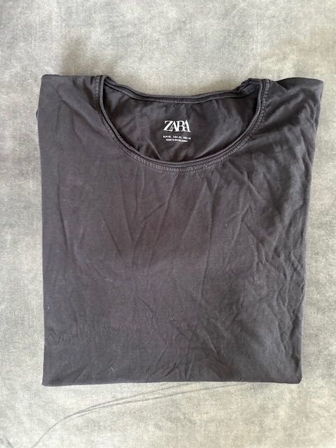 T-shirt męski Zara ciemnoszary rozm XL