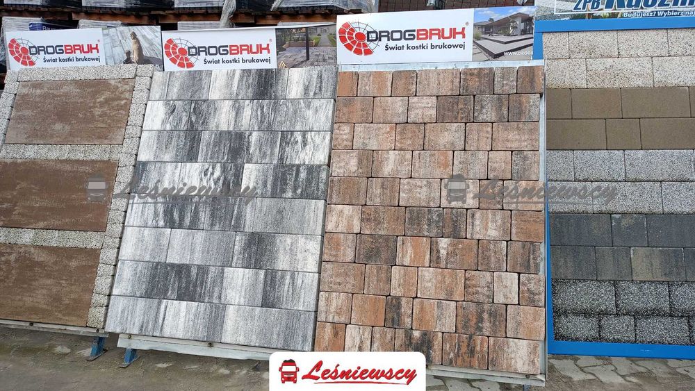 Kostka brukowa via tres inverno na podjazd i taras PROJEKT GRATIS