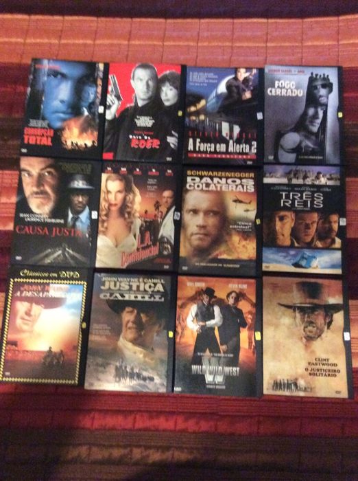 Filmes em dvs (snapper caixas de cartao)