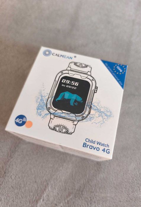 Smartwatch NOWY dla dziecka CALMEAN Bravo 4G różowy – zegarek z GPS, SIM, telefon