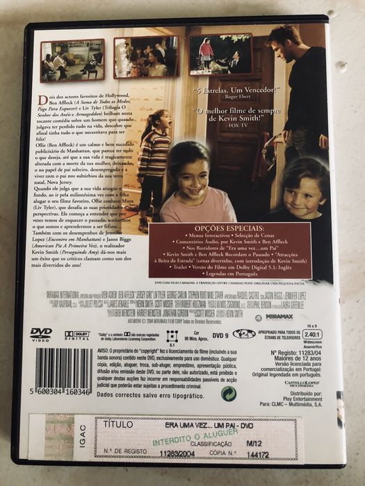 Filme DVD era uma vez… um pai