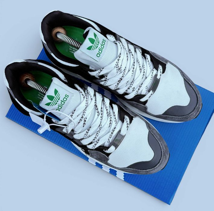 (2309) Кросівки Adidas ZX Torsion сірі з білим (41-45) адідас