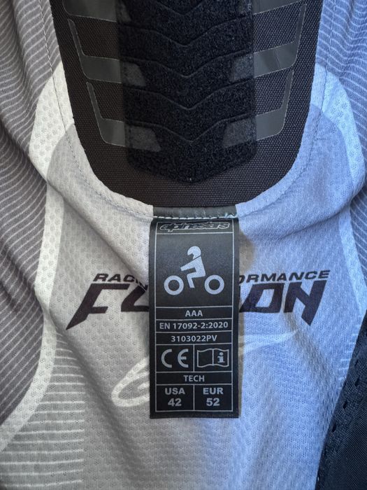 Casaco Alpinestars Fusion Preto/Branco/Cinza