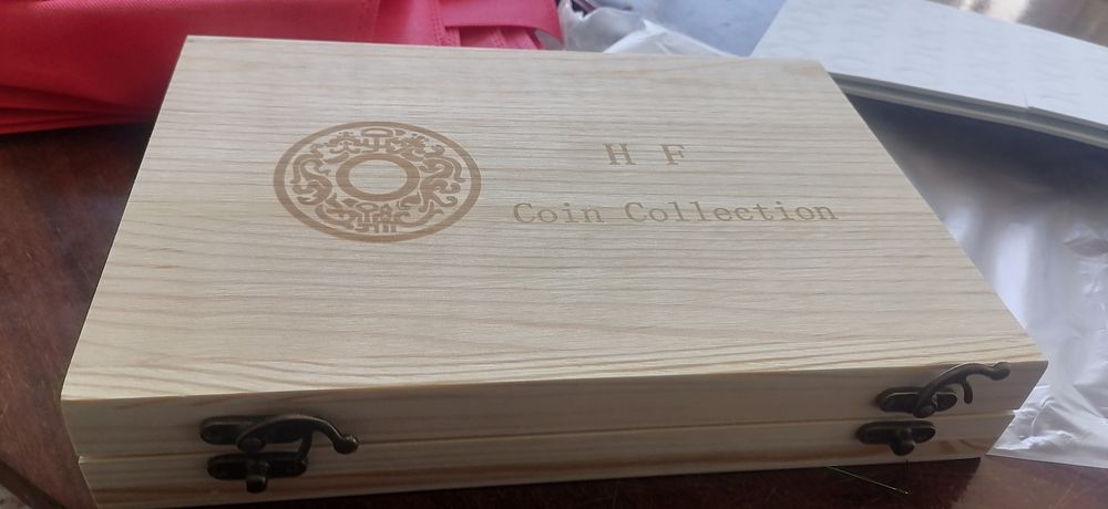 Caixa para moedas 2 euros