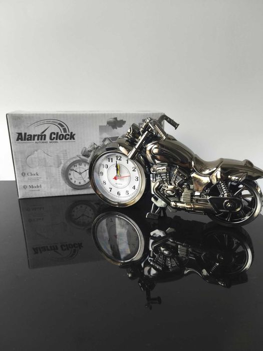 Zegar budzik dekoracja motocykl chopper nowy motor