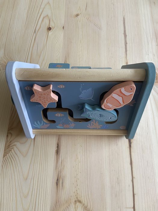 Conjunto 3 brinquedos bebé em madeira