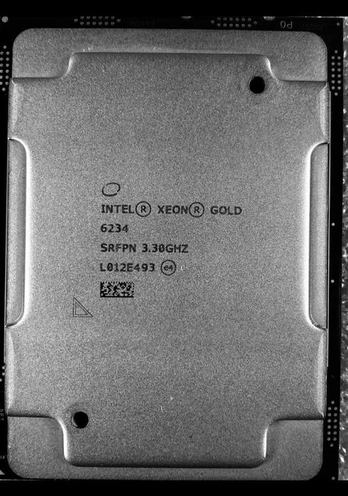Процесори Intel Xeon Gold 6234 3.3GHz 8-ядер LGA3647 пара 2шт. сервер SRFPN
