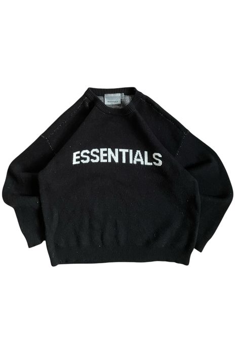 Светр Fear Of God Essentials Knit Sweater Black