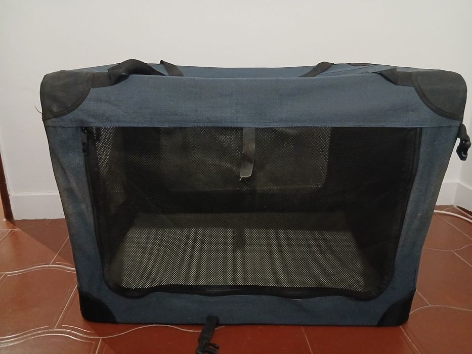 Transportadora cães dobrável L