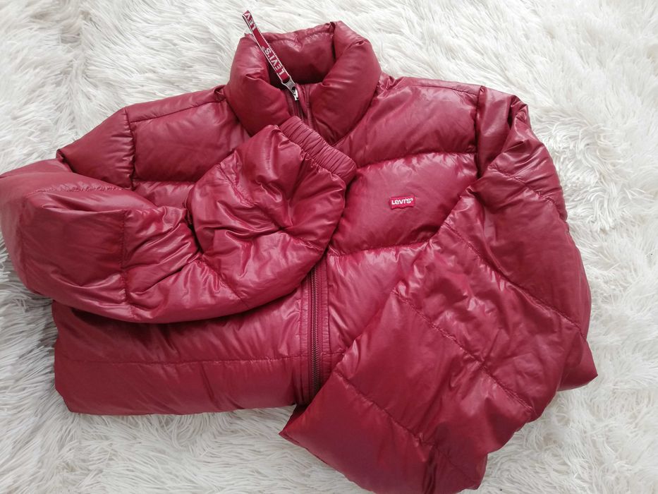 kurtka puchowa Levis xs s 36 czerwona kurtka puchowa 36 s RDS