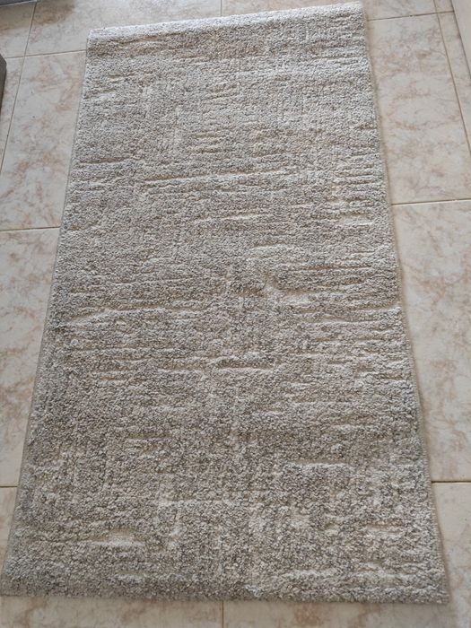 2 Tapetes de Tecido Carmel Cizento