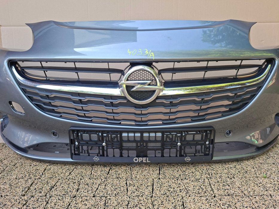 Opel Corsa E  zderzak grill atrapa chrom 4 pdc