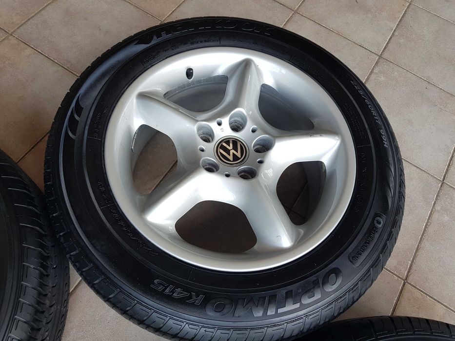 Koła felgi do VW Transportera T5 T6 Caravelle 7,5x17 et40 5x120 opony Hankook 225/60/17 7-7,5mm Multivan