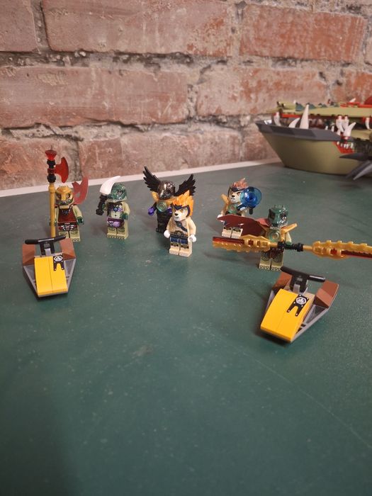 Lego chima 70006  Krokodyla łódź Craggera