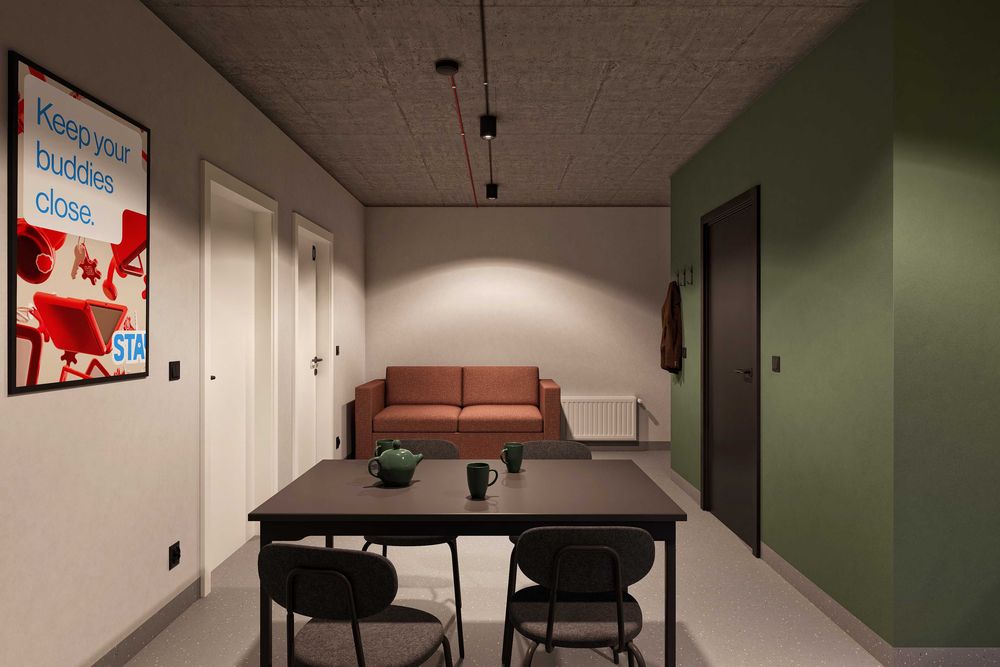 Pokój 1-osobowy w apartamencie 3-os. | Media w cenie - Widok 2