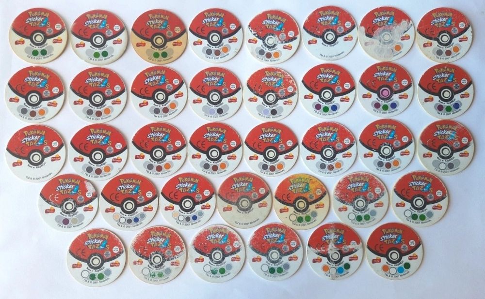 Pokemon Tazos Sticker - venda à unidade