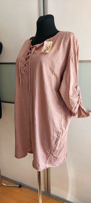 Sukienka bawełniana oversize