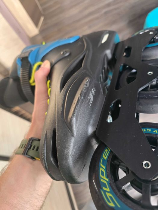 Rolki Rollerblade RB 110 3WD - Czarno/Niebieskie – stan BDB |44,5/29cm