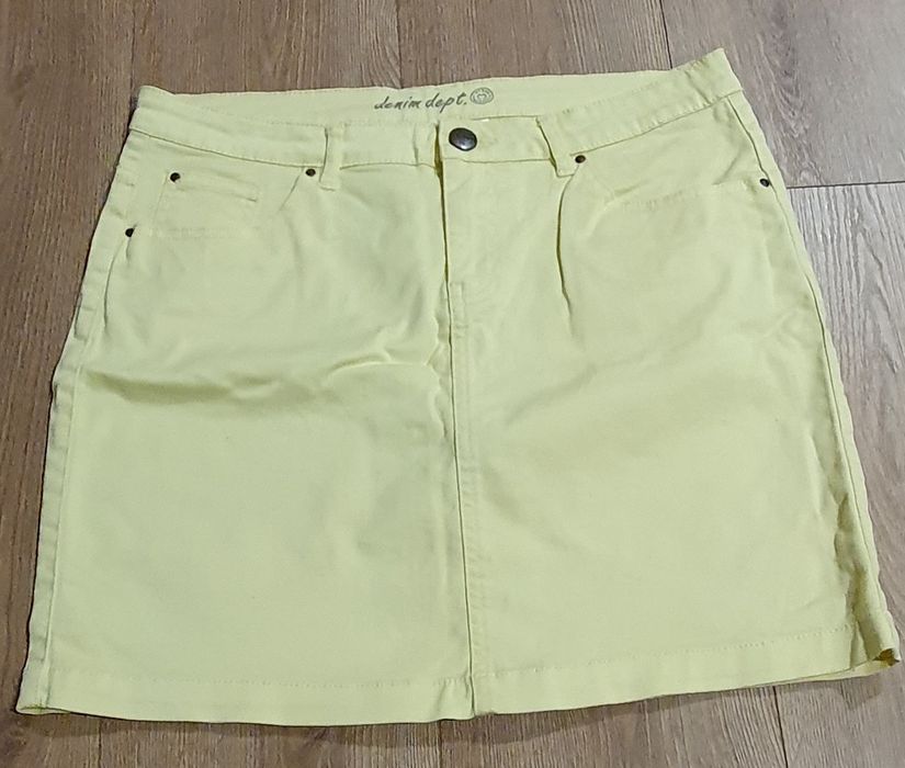 Spódnica damska żółta