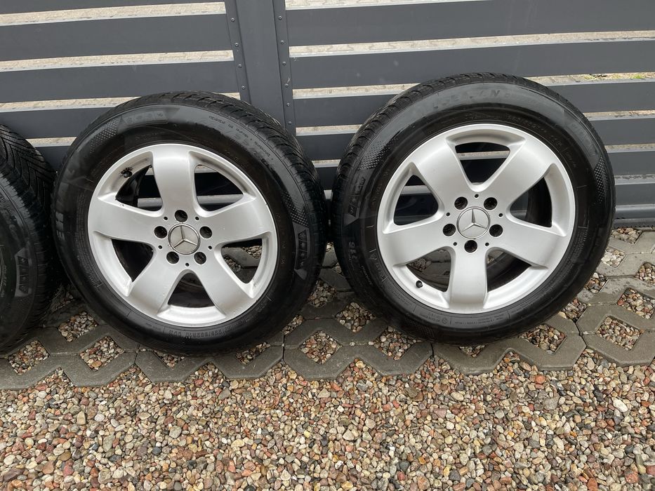 Mercedes koła 225/55/16 5x112 opony wielosezonowe