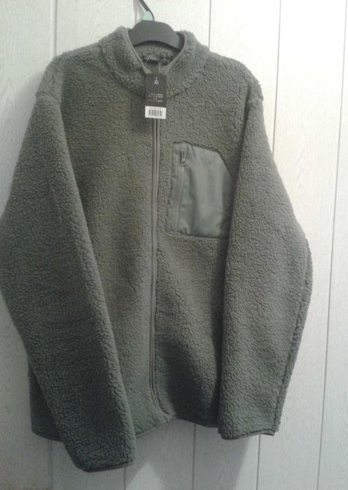 Bluza męska POLAR SHERPA grupa ciepła miękka na zamek z kieszeniami M