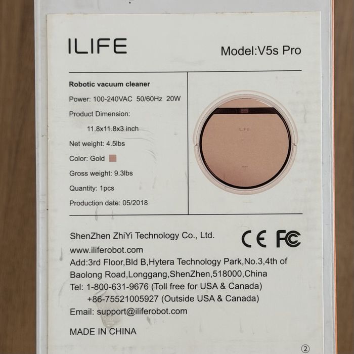 Aspirador robot iLife V5s Pro