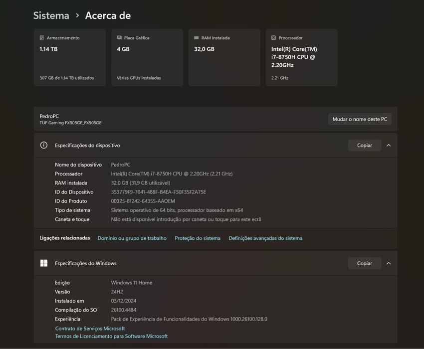 ASUS ROG i7 | 32GB RAM | 256GB SSD + 1TB | Gaming TOP