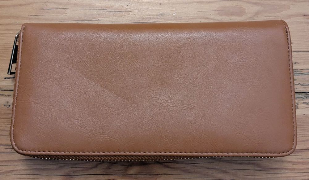 Anna Field duży brązowy portfel