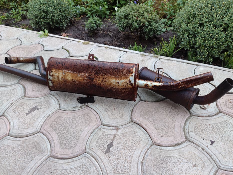 Глушитель выхлопная резонатор штаны ваз 2101-2104-2102