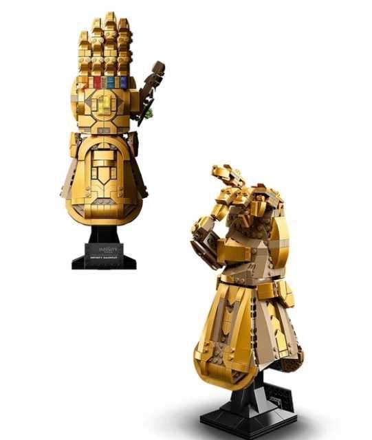 ‼️КОЛЬОРОВА КОРОБКА‼️ Золота Рукавиця конструктор подібний до Lego