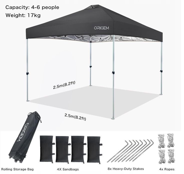 Origem Pawilon Ogrodowy 3 X 3M & 2.5 X 2.5M & 3 X 6M Powystawowy