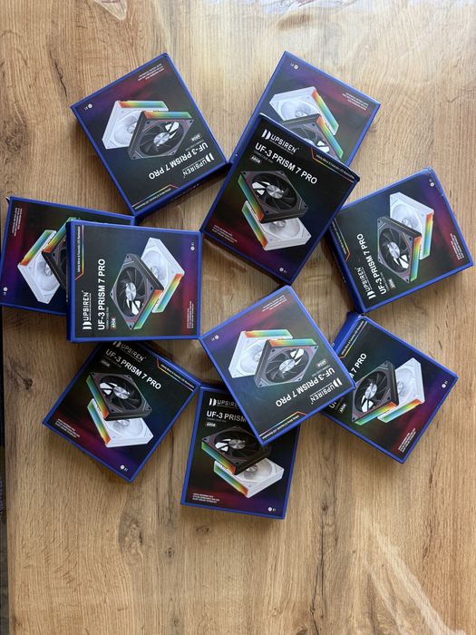 Upsiren UF-3 Prism 7 Pro ARGB 120мм PWM RGB Вентилятор для ПК