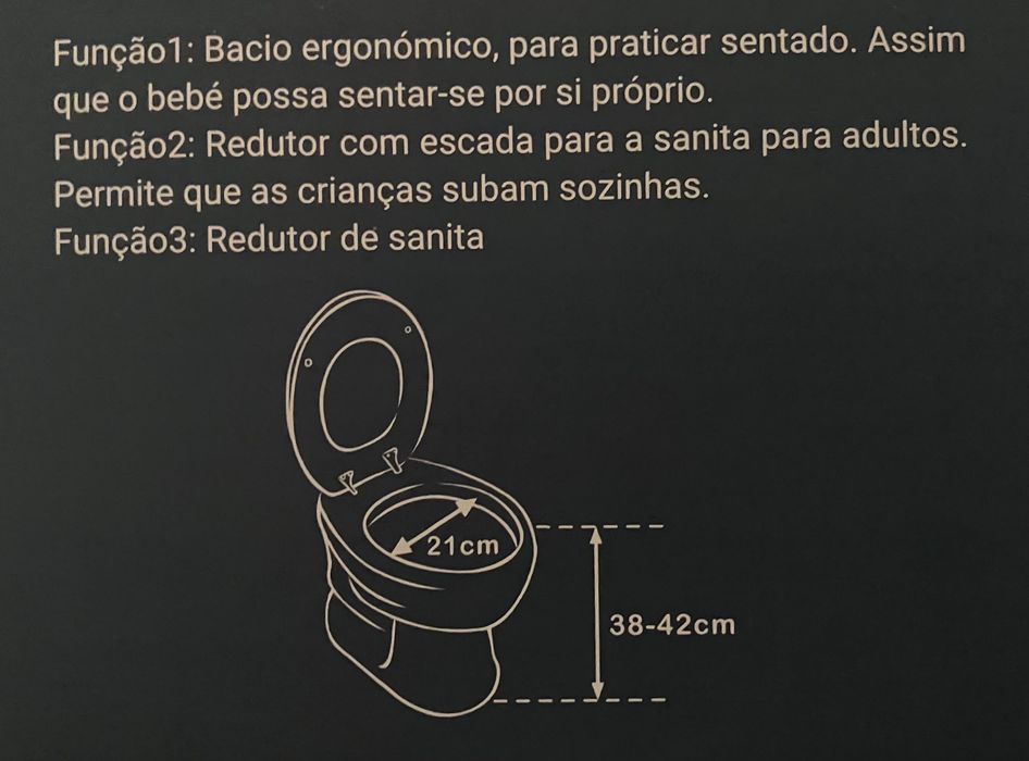 Redutor de sanita 3 funções