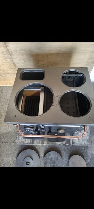 Piec koza wolnostojąca angielka pieco-kuchni