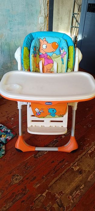 Стульчик для кормления chicco polly