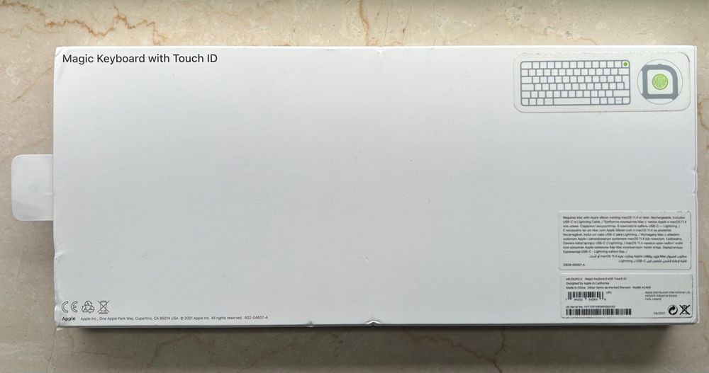 Apple Magic Keyboard com Touch ID (A2449) Português (pt) QWERTY