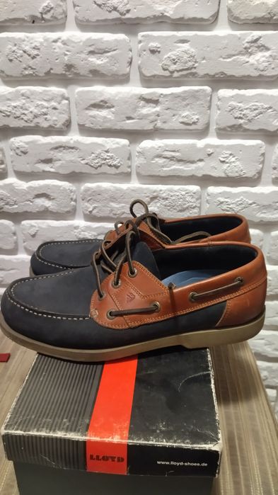 Топсайдери шкіряні ECCO 43 мокасини