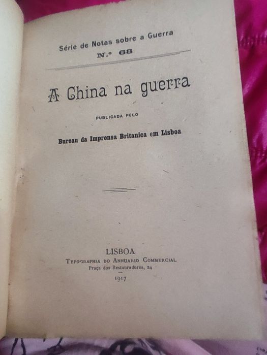 Livro “Série de Notas sobre a Guerra” (1917) – do nº 61 ao nº 98 (comp