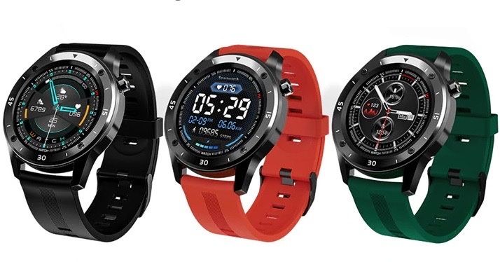 Relógio smartwatch para ios e android com frequência cardíaca
