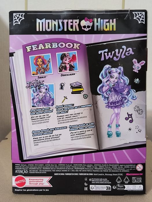 Лялька Монстер Хай Monster High Fearbook Twyla Твайла Книга страху