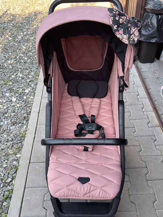Wózek spacerowy Euro-Cart Flex Black Edition do 22 kg + Akcesoria