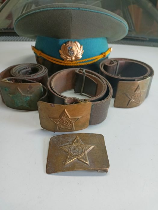 Фуражка и ремни солдатские