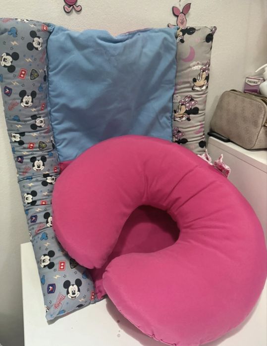 Almofada de amamentacao + muda fraldas