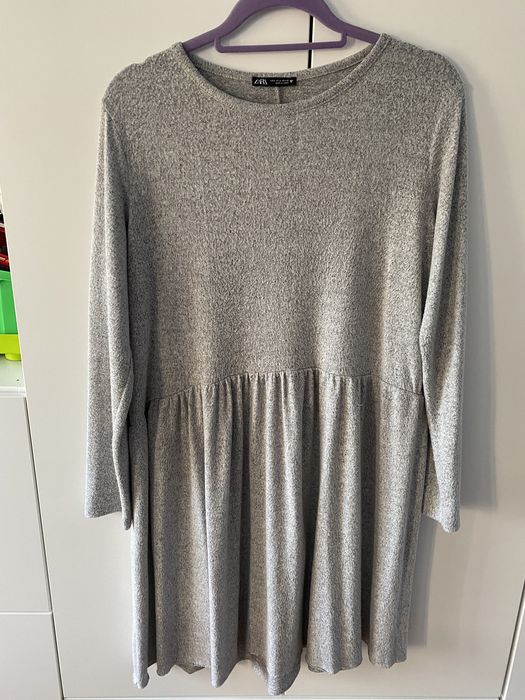 sukienka zara L dzianina casual