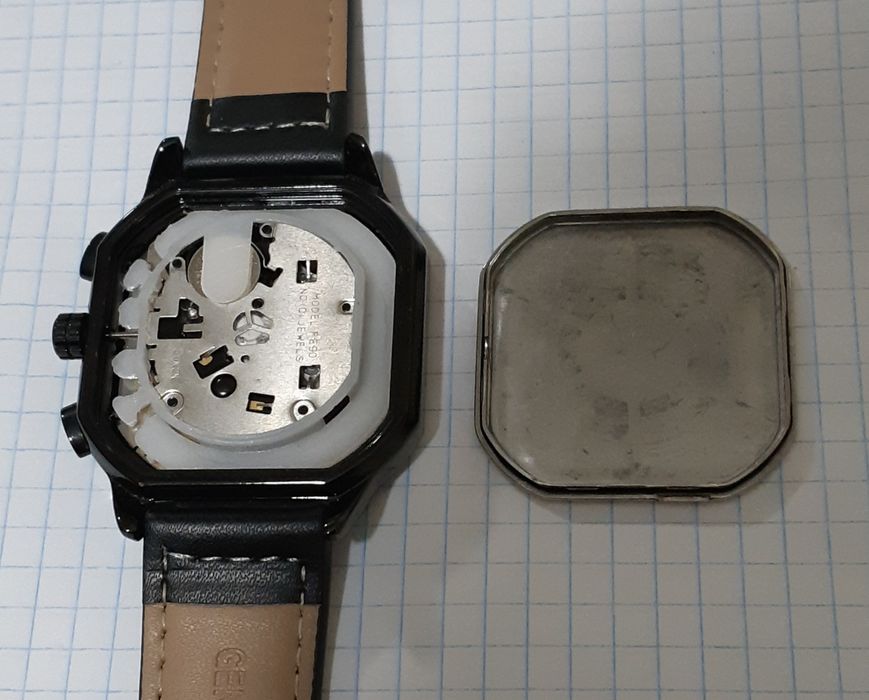 Часы-хронограф Swiss design полностью рабочие
