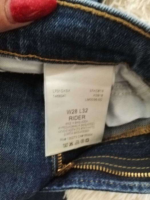 spodnie jeansy Lee W28 L32 Rider L701DxSx